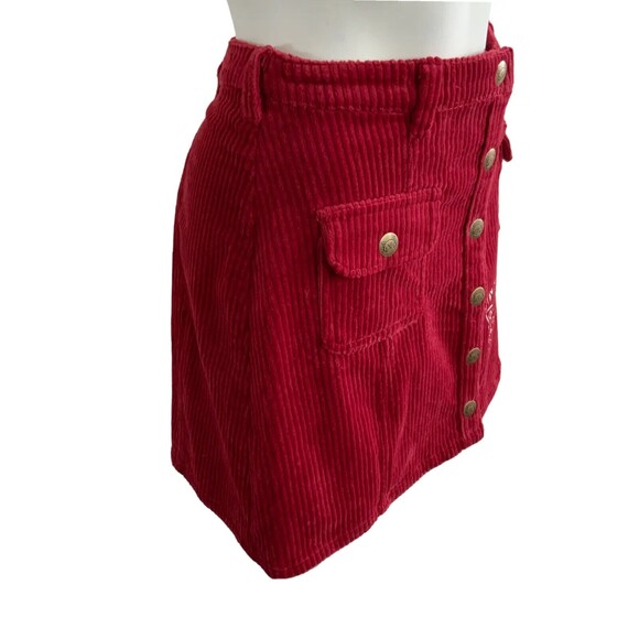 Disney Pixar Turning Red Corduroy Mini Skirt S - Picture 11 of 11